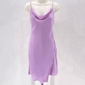 Fab'rik lavender cowl neck dress